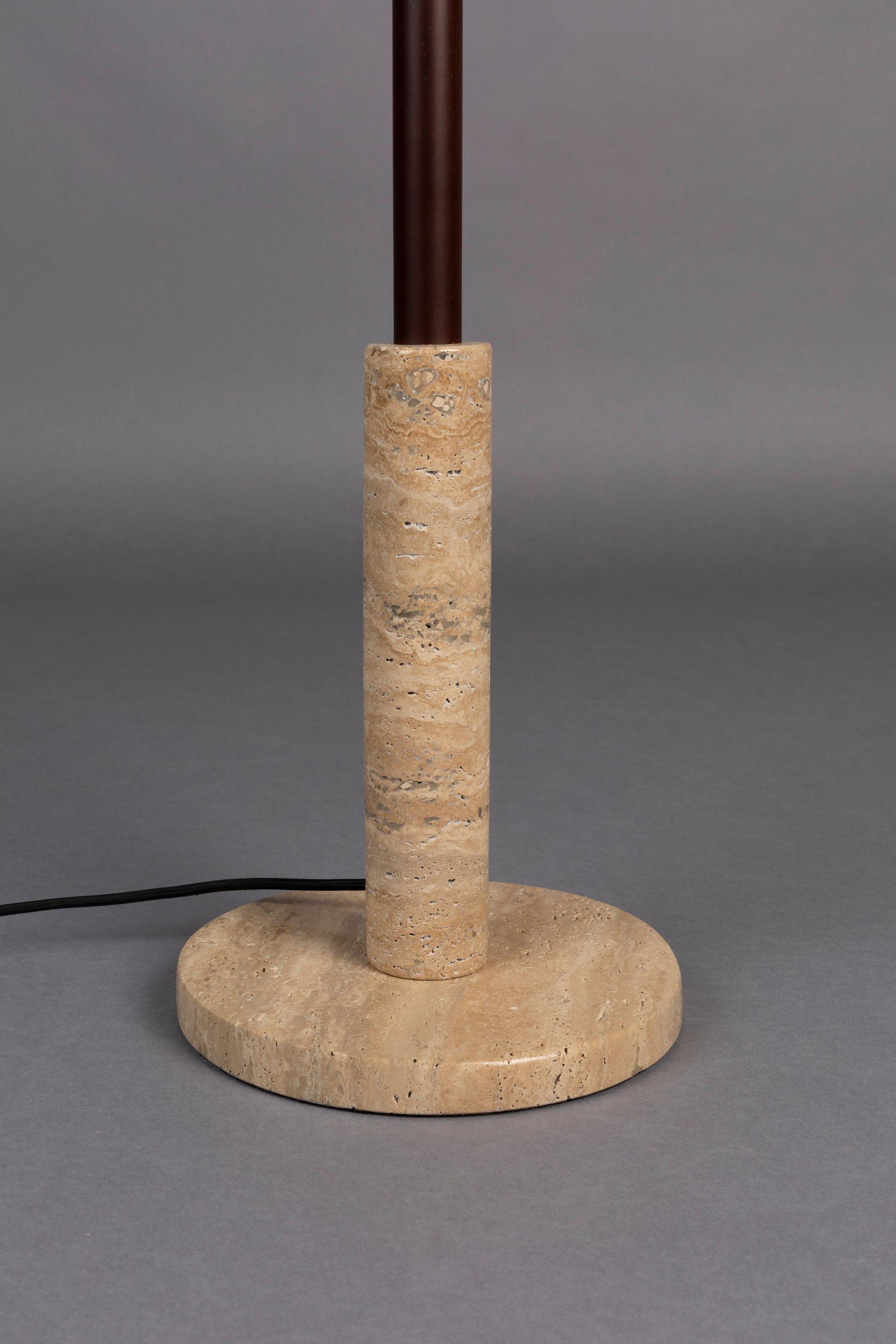 Dutchbone Yesckson Travertine Marble Floor Lamp
